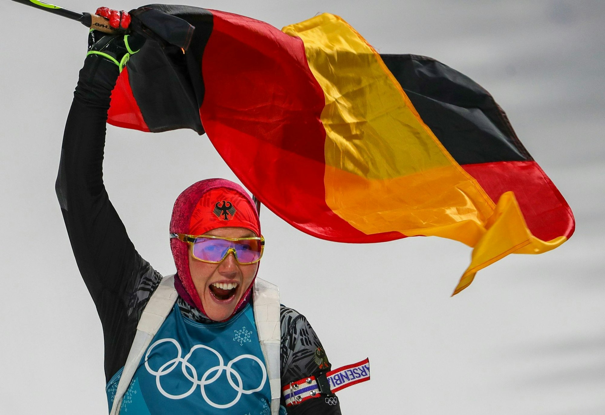 In Pyeongchang krönte sich Laura Dahlmeier 2018 zur zweimaligen Olympiasiegerin.