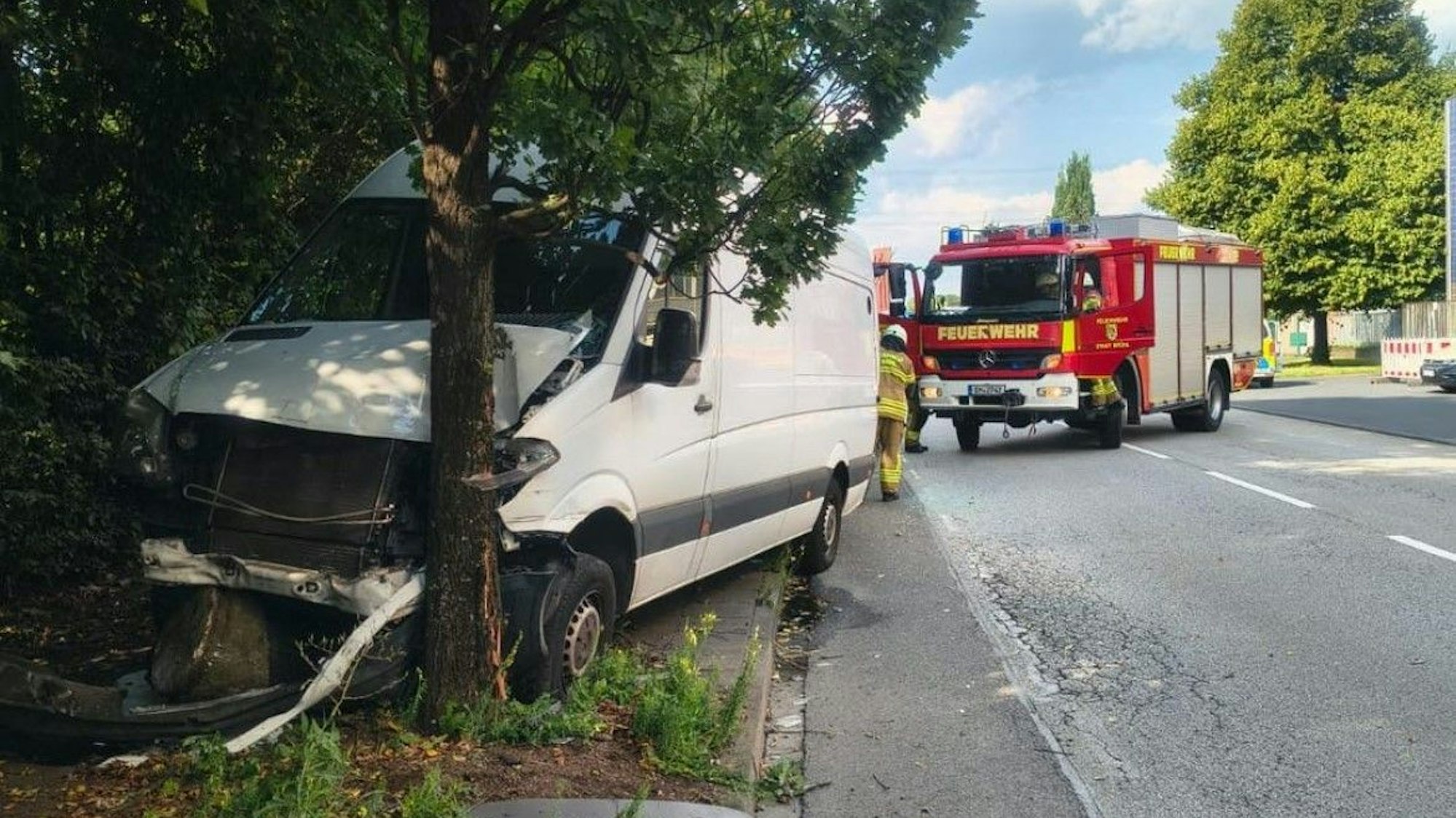 Unfall auf der Kölnstraße