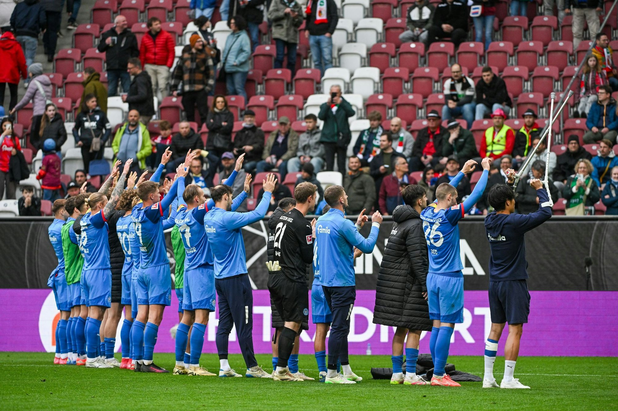 Auch Holstein Kiel will zurück in die Bundesliga.