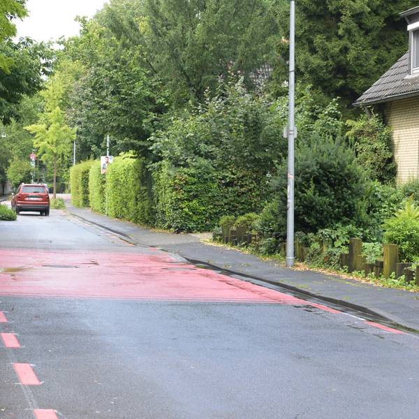 Das Foto zeigt die Nachtigallenstraßen in Bergisch Gladbach