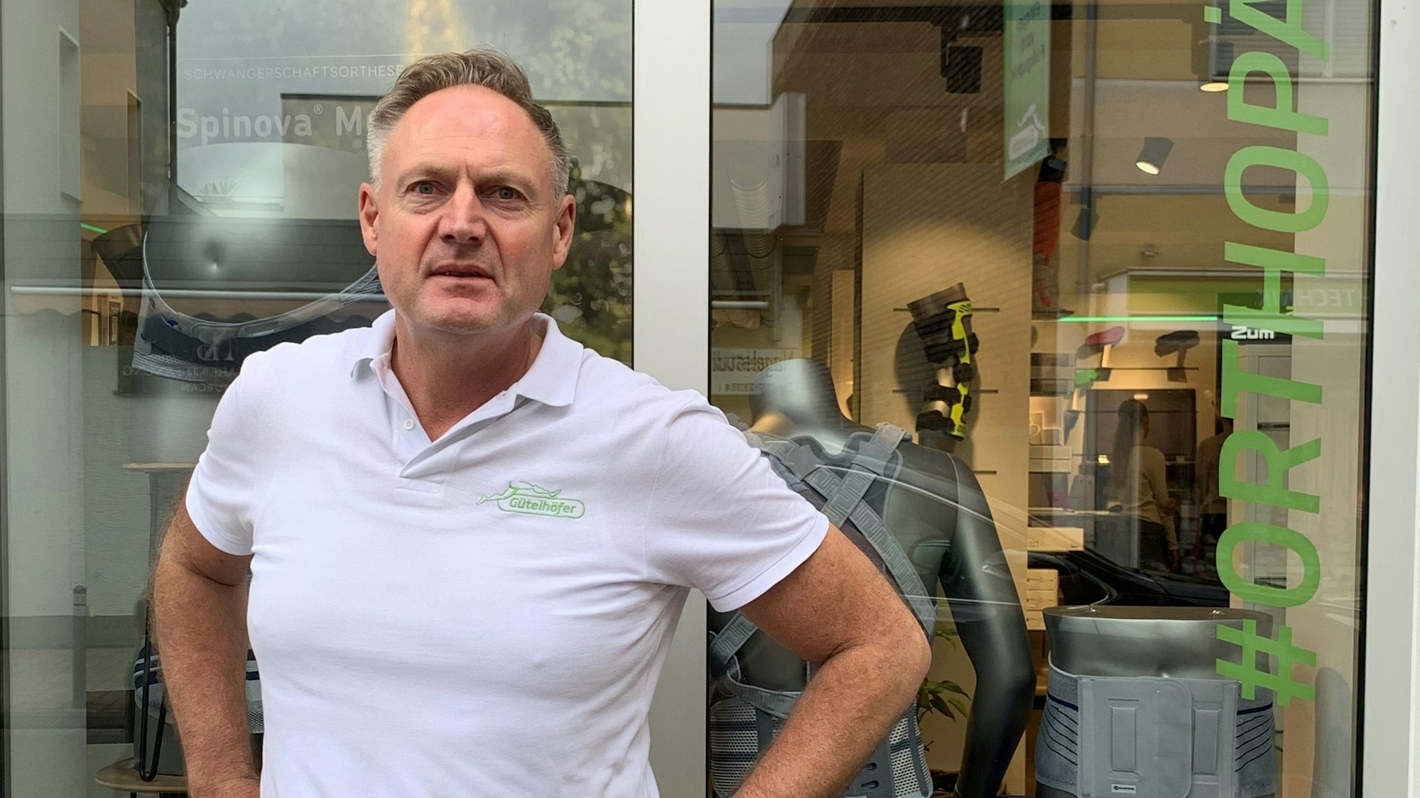 Dittmar Elsässer, stellvertretender Geschäftsführer von „Orthopädie und Schuhhaus Gütelhöfer“.