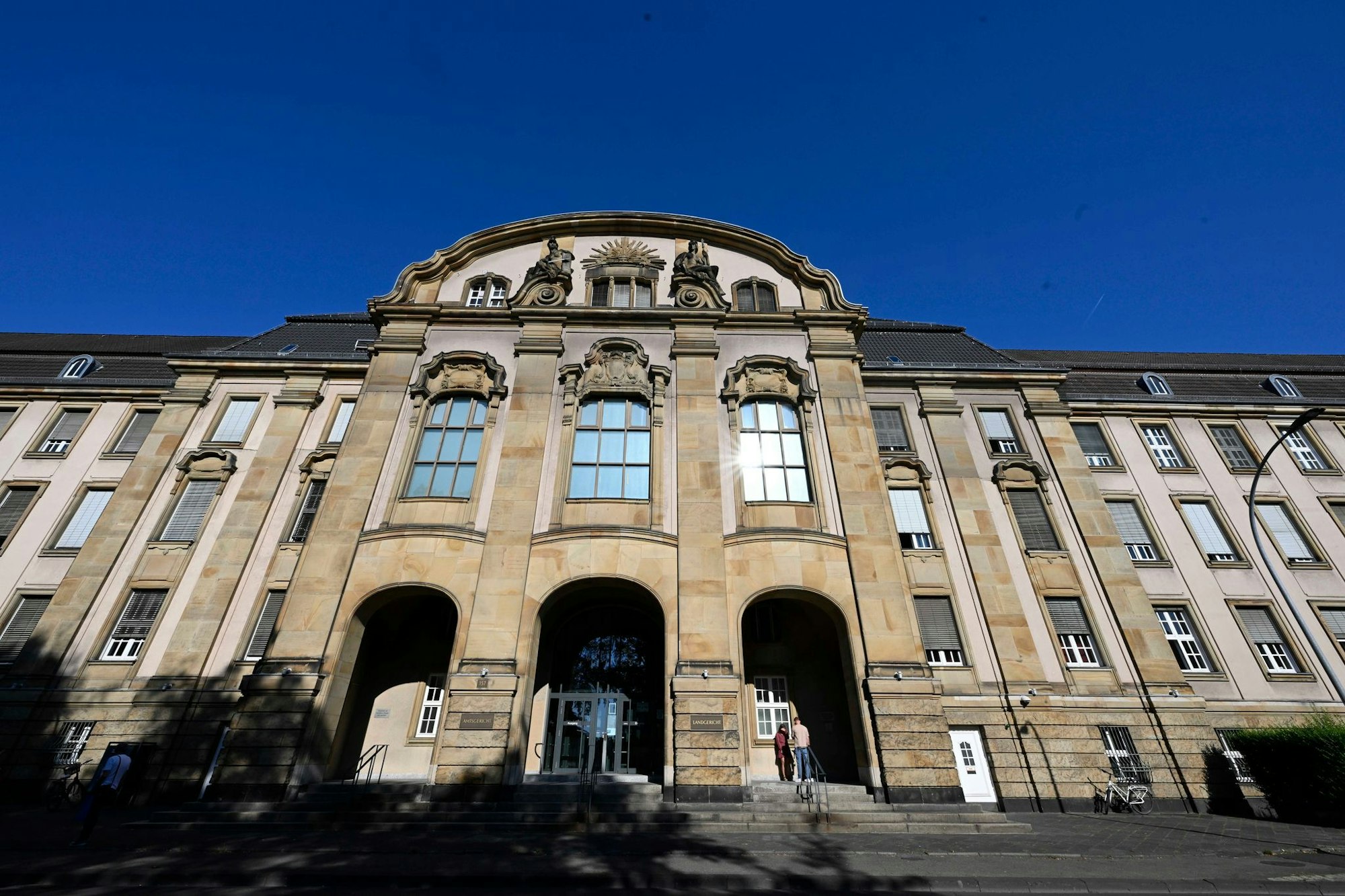 Am Landgericht in Mönchengladbach hat ein Totschlagprozess begonnen. (Archivbild)