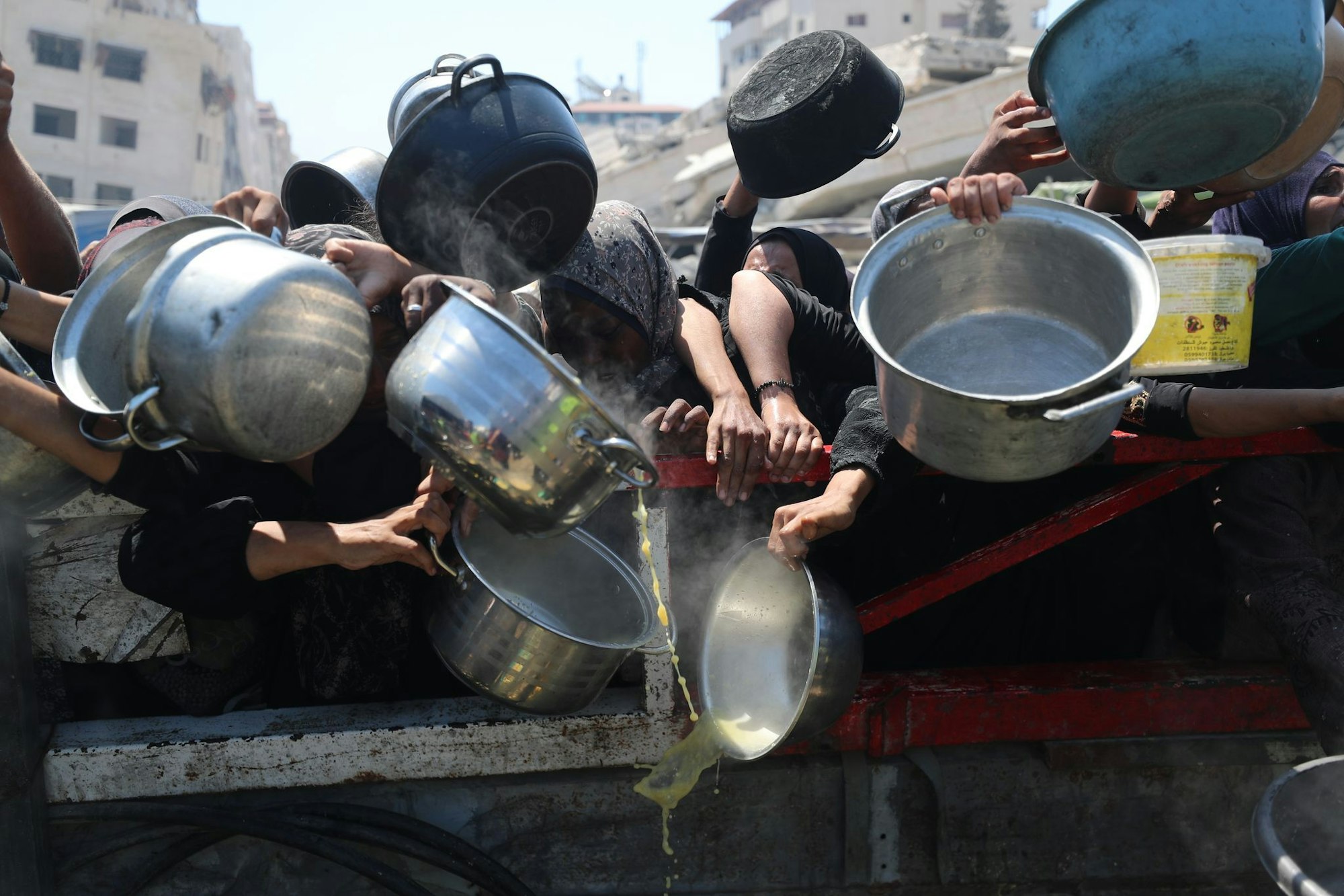 Israel muss nach Auffassung der Bundesregierung die humanitäre Lage im Gazastreifen sofort verbessern. (Archivbild)