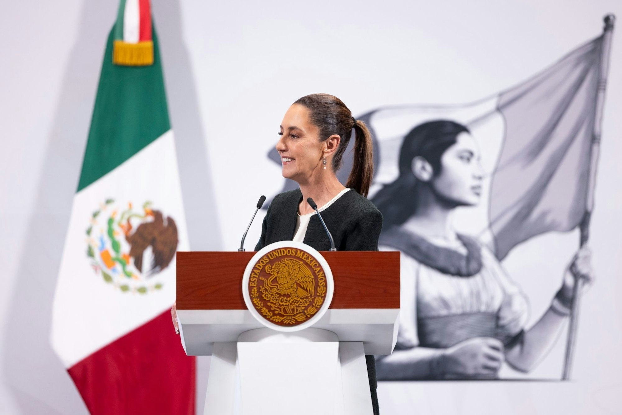 Mexikos Präsidentin Sheinbaum: «sehr gutes Gespräch mit US-Präsident Donald Trump». (Archivbild)