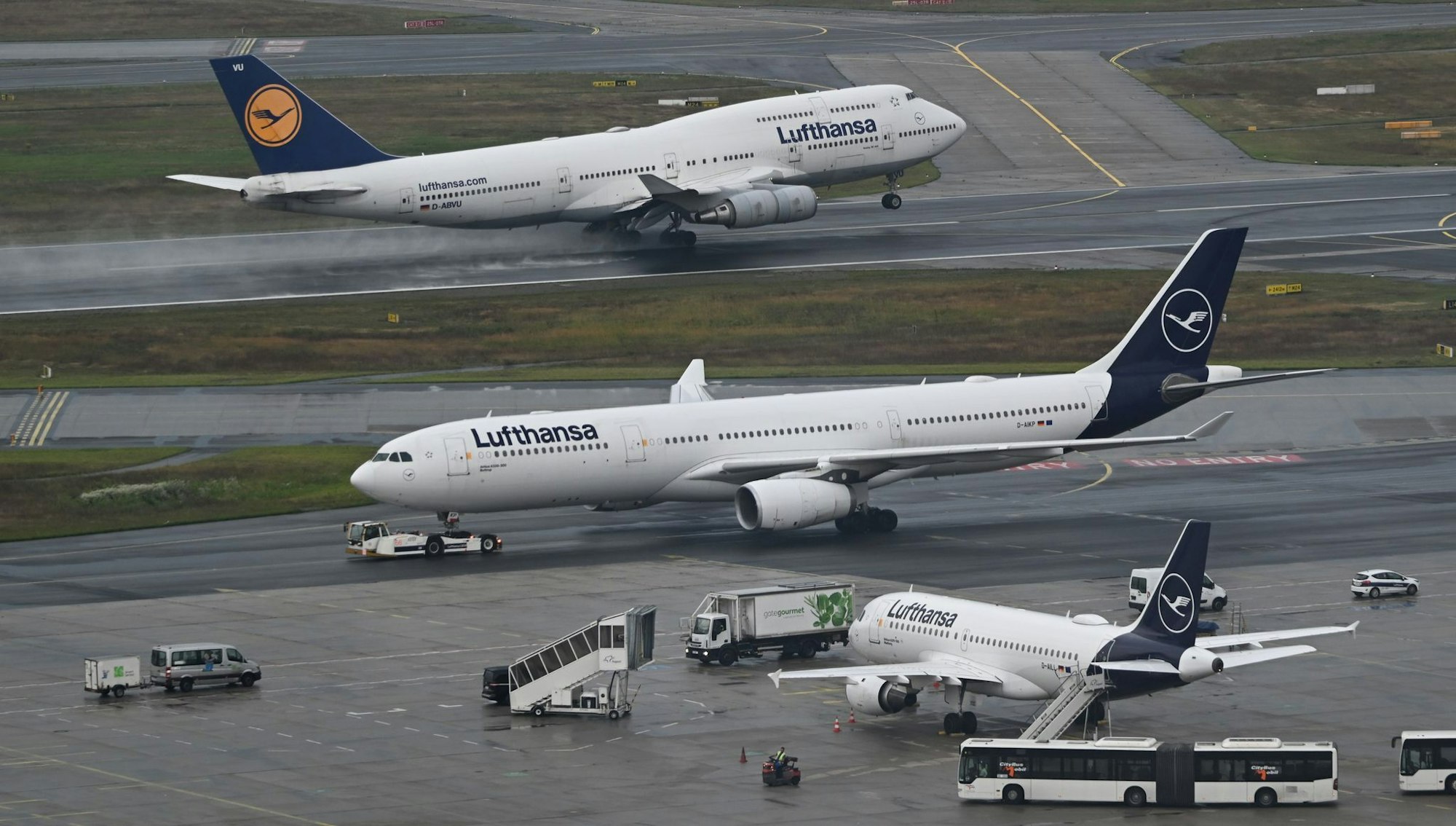 Die Lufthansa schaut optimistisch in die Zukunft.