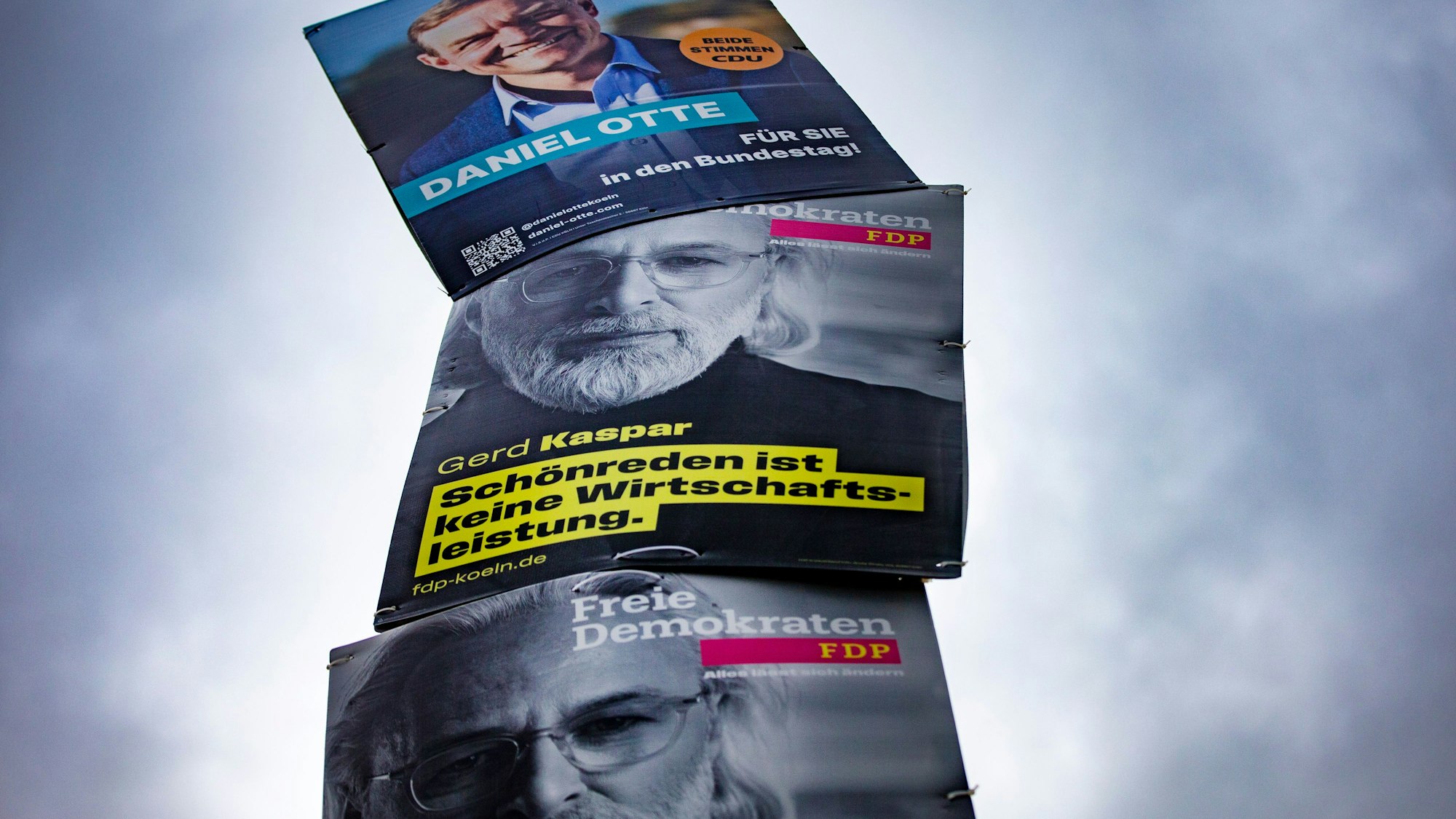 So soll es nicht mehr aussehen: Wahlplakate zur Bundestagswahl.