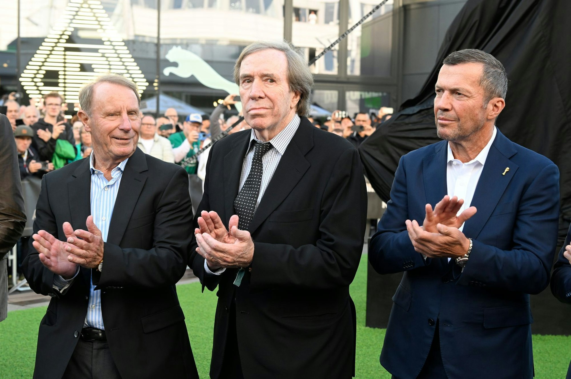 Zur Jubiläumsfeier waren Vereinslegenden wie Berti Vogts, Günter Netzer und Lothar Matthäus geladen.