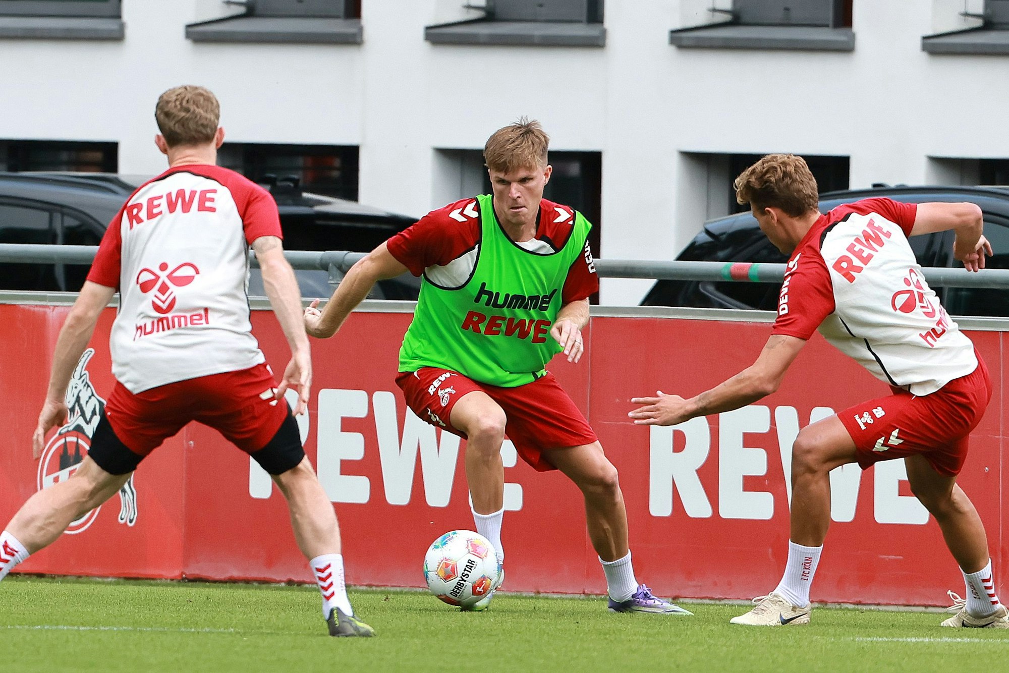 1. FC Köln, Training, Mitte: Marius Bülter (1. FC Köln), 01.08.2025, Bild: Herbert Bucco