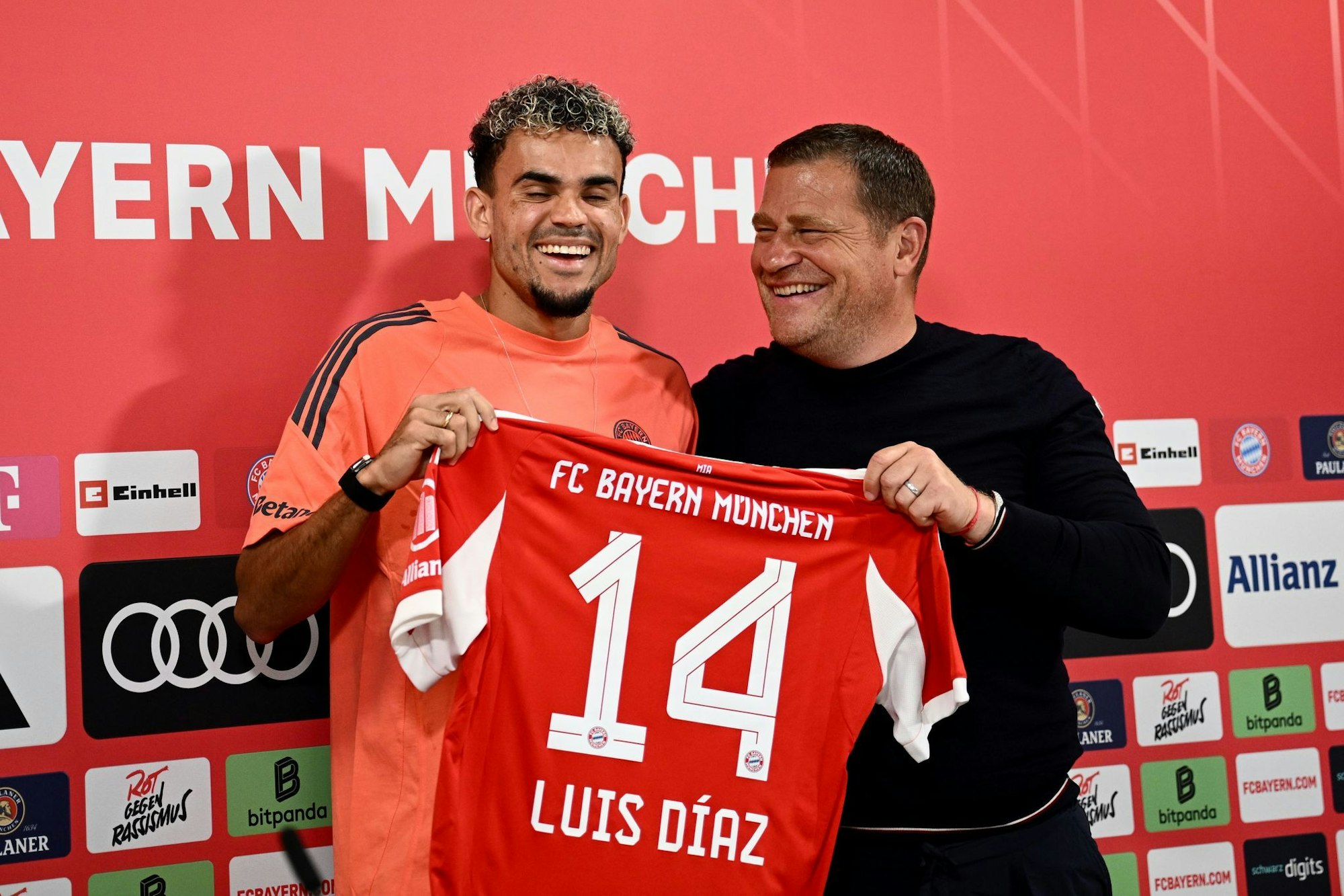 Luis Díaz unterschreibt in München einen Vierjahresvertrag.