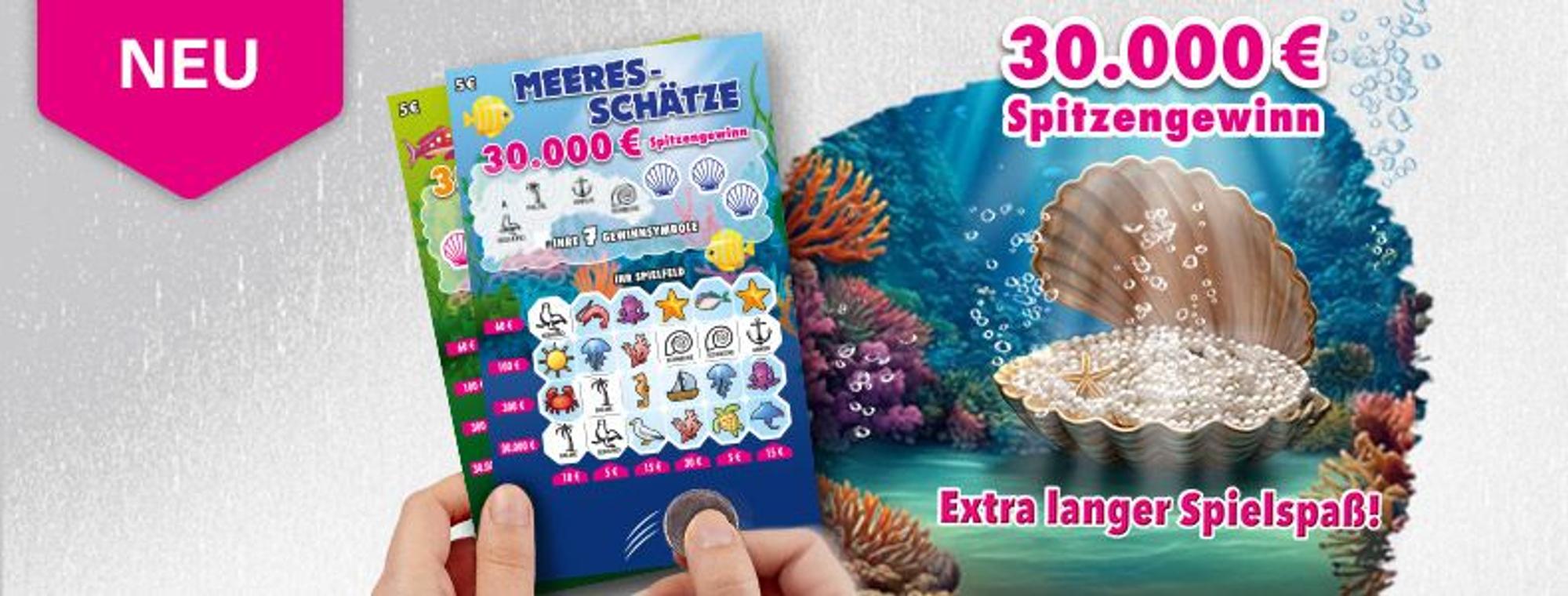 WestLotto-Rubbellos „Meeres-Schätze“