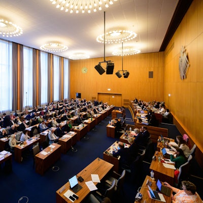 Eine Ratssitzung des Kölner Stadtrats.