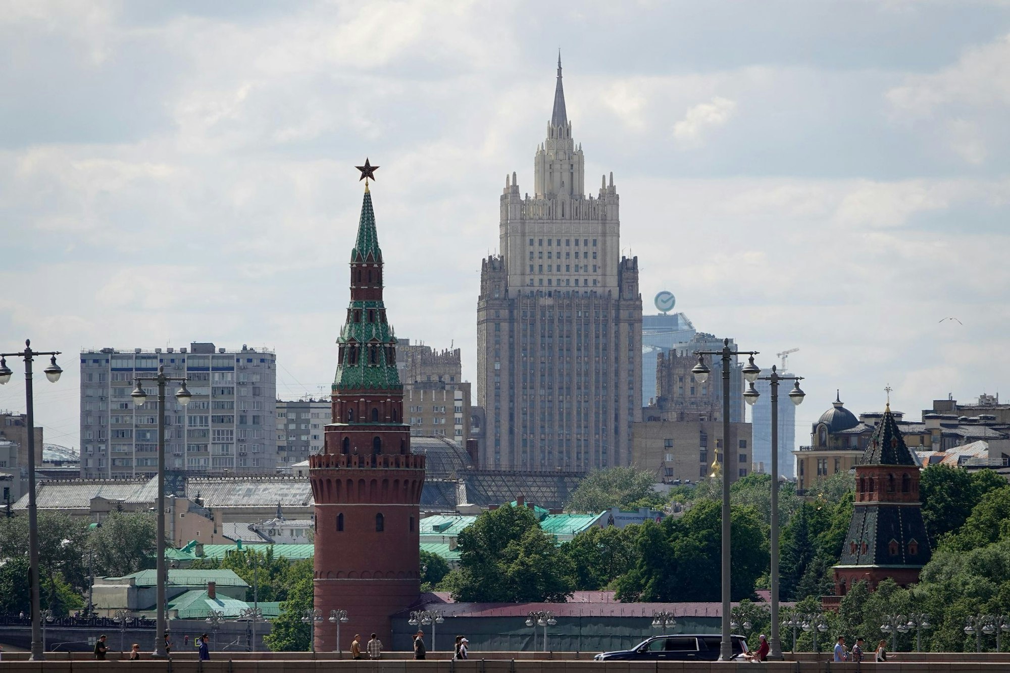 Eine Reaktion des Kreml oder des Außenministeriums in Moskau auf die atomaren Drohungen von US-Präsident Donald Trump lässt auf sich warten. (Archivbild)