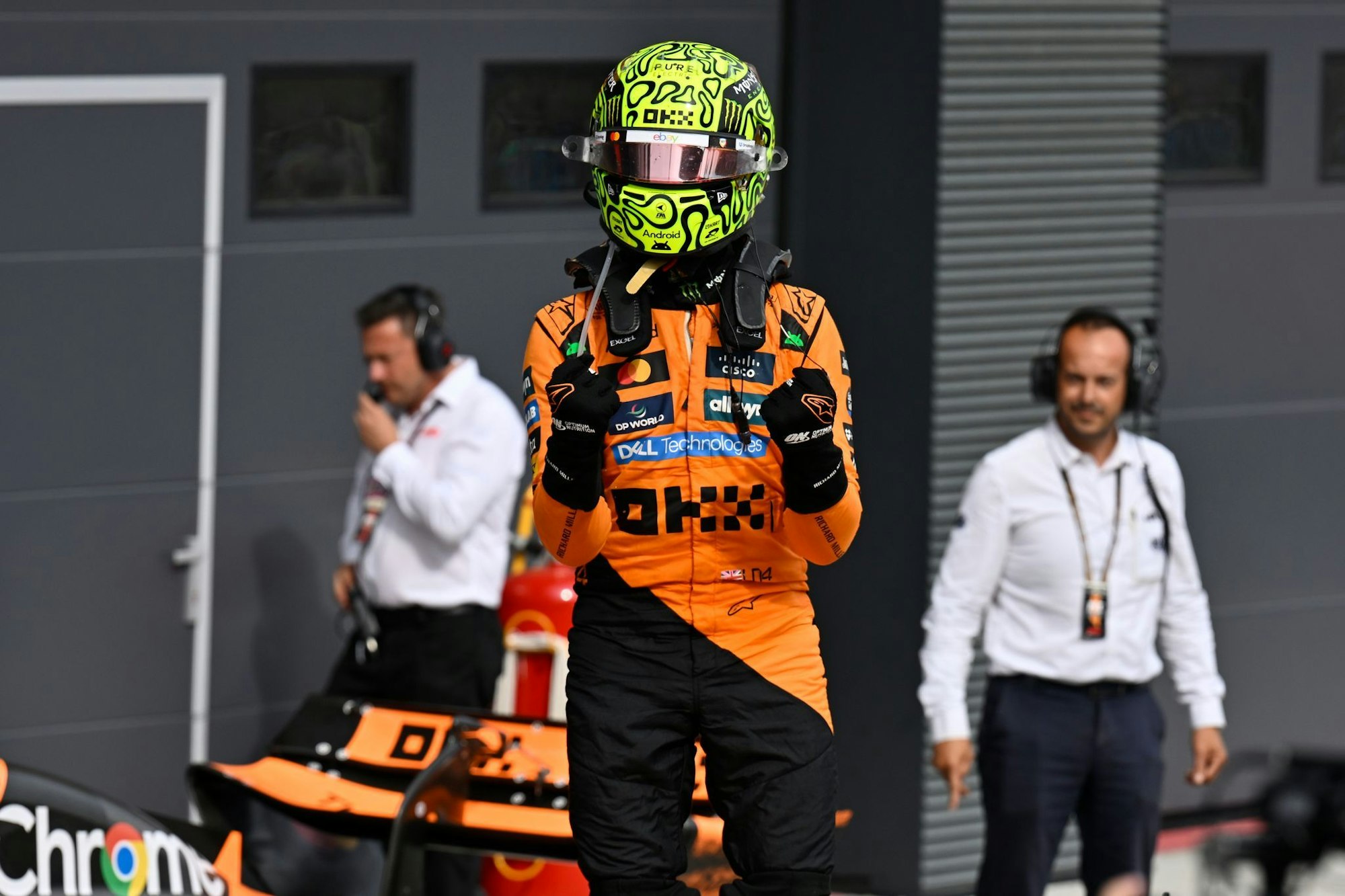 Lando Norris setzte in Ungarn auf eine gewagte Strategie und gewann.