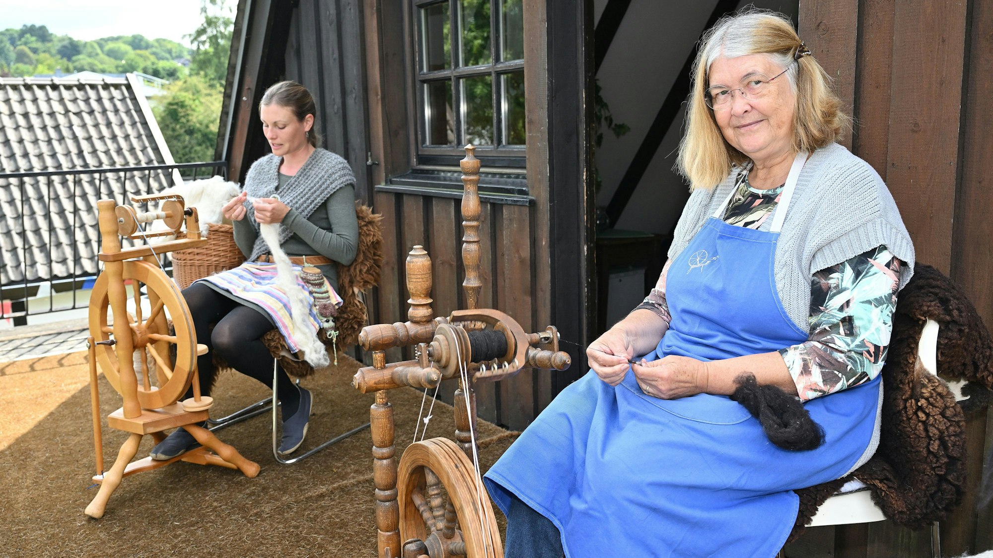 Handwerkskünste gab es beim Museumsfest in Bensberg zu erleben