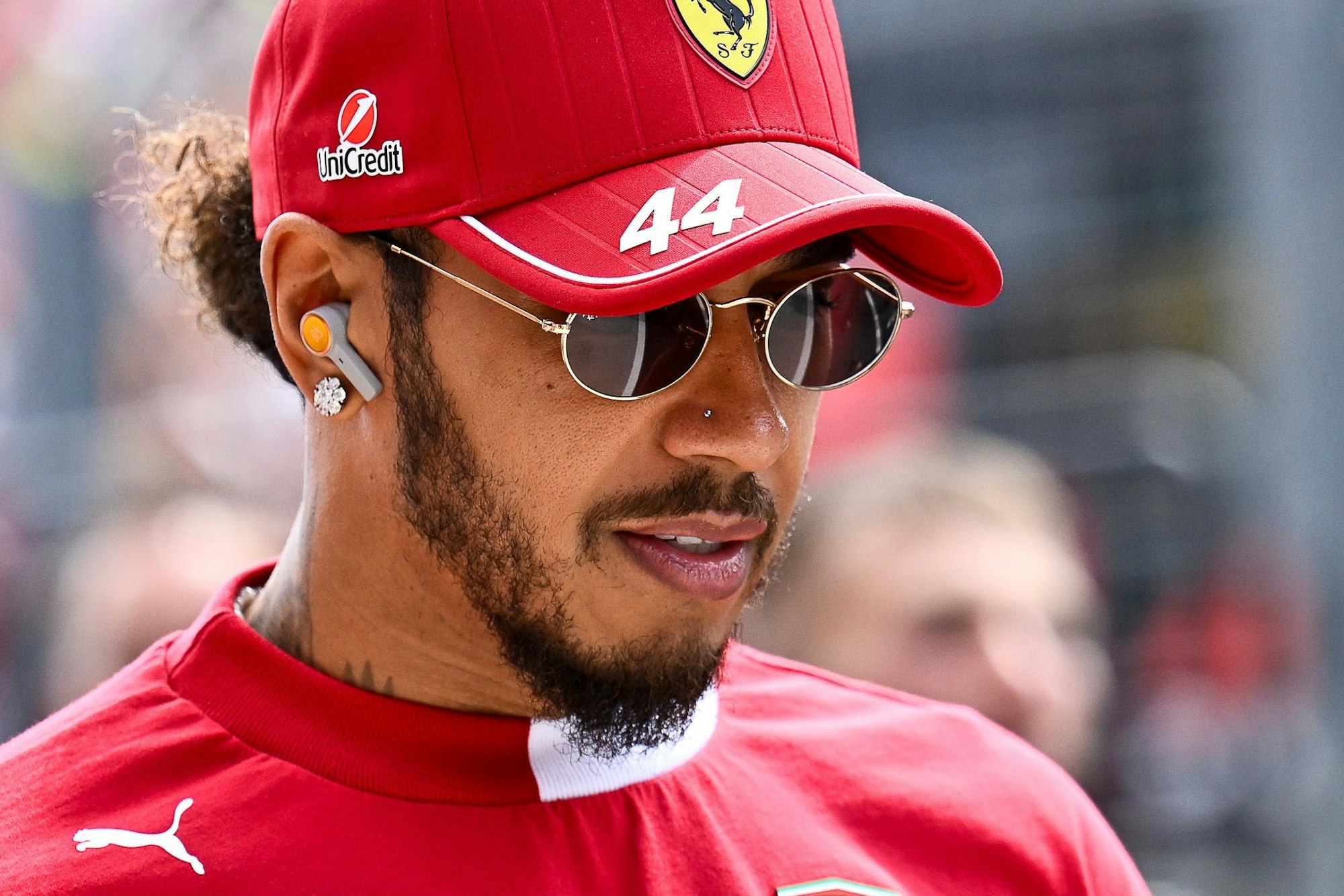 Kommt bei Ferrari nicht in Fahrt: Rekordweltmeister Lewis Hamilton.