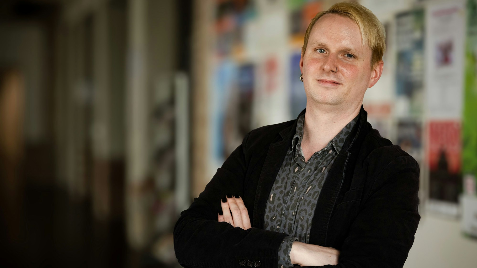 Bastian Ganser in der Halle 32.