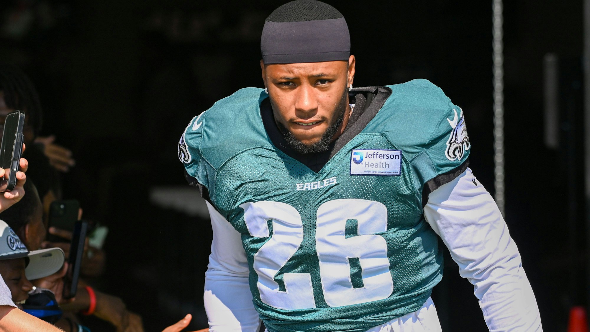 Keine Lust auf Trumps Sportrat: Saquon Barkley von den Philadelphia Eagles will nicht machen.