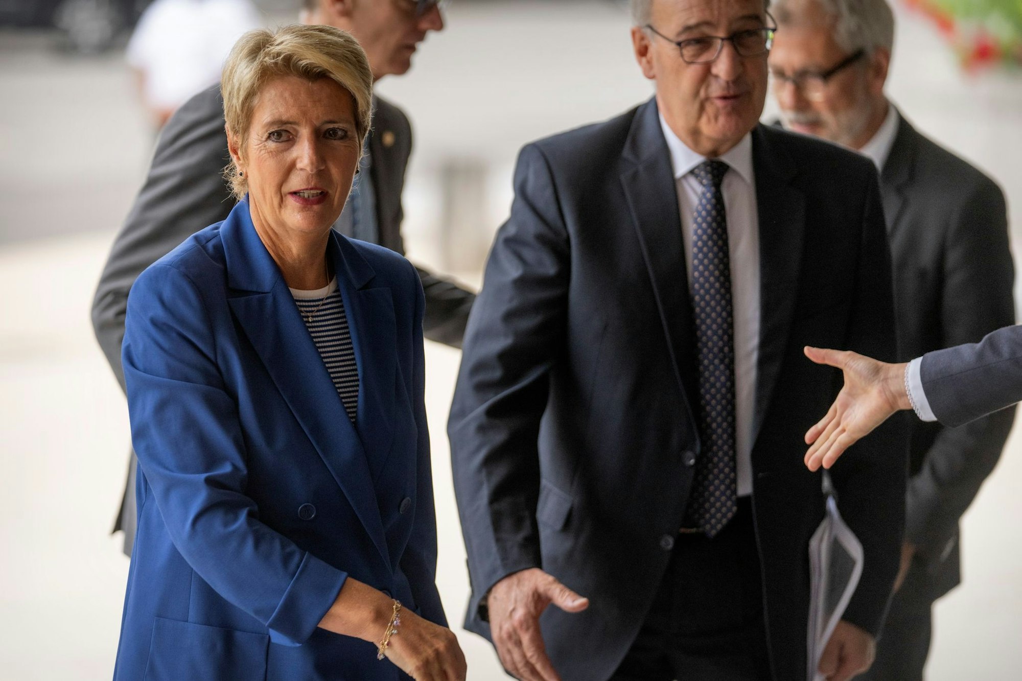 Keller-Sutter sprach anschließend von einem «freundschaftlichen, offenen Austausch».