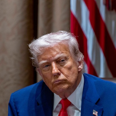 Donald Trump bediente bereits im Wahlkampf rassistische Stereotype (Archivbild)