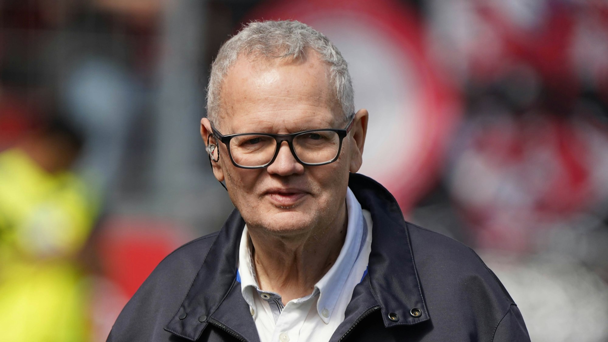 Uli Potofski während eines Einsatzes für Sky in der Saison 2024/25.