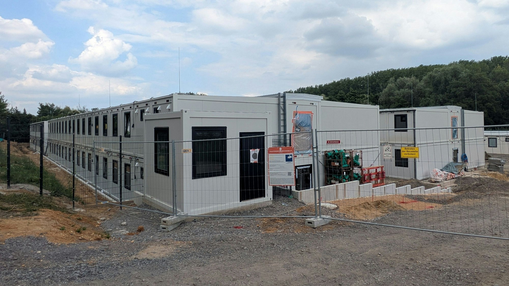 Bis zu 350 Menschen können hier untergebracht werden.