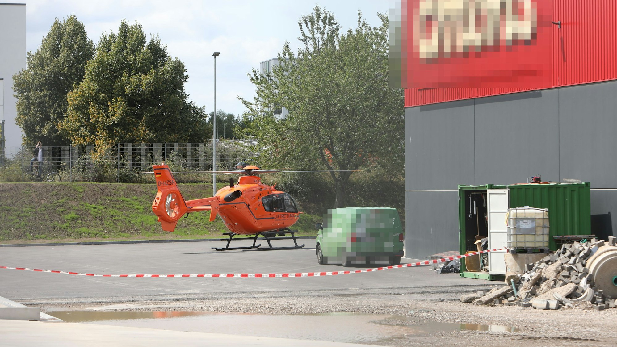 Feuerwehreinsatz am Dienstag, 5. August, in Köln-Gremberghoven