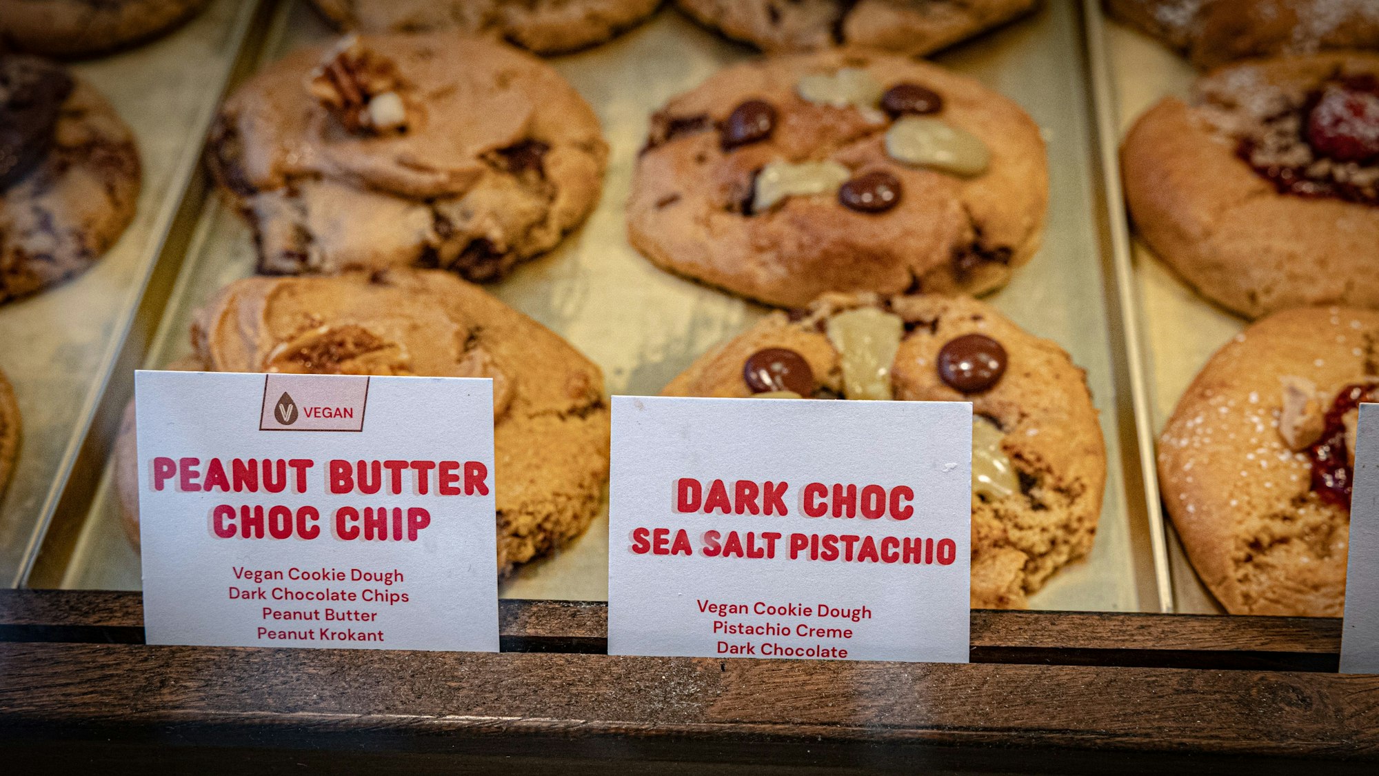 Neun verschiedene Cookie-Varianten gibt es bei „Melt“.