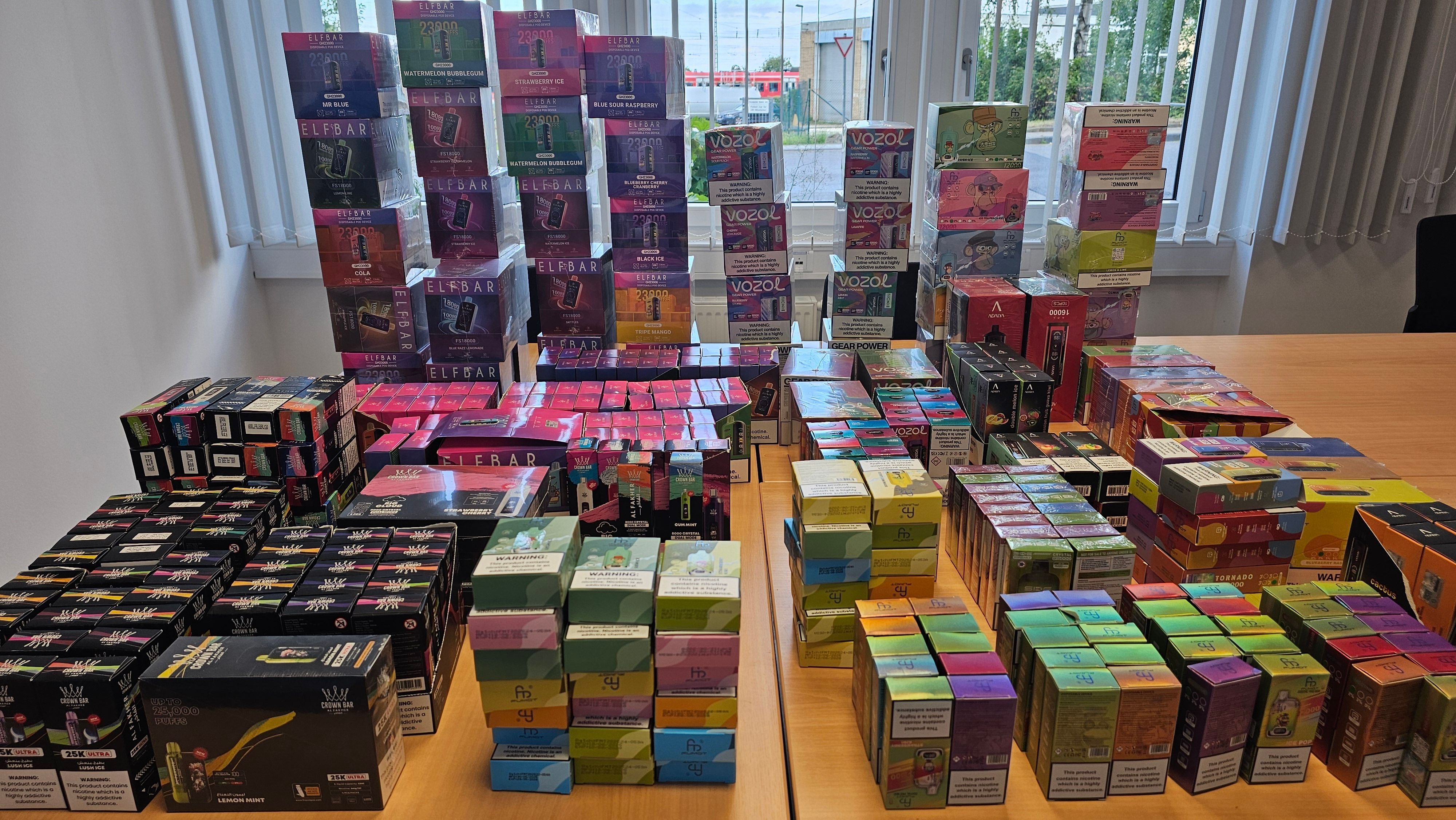 Euskirchen: Zoll entdeckt unversteuerte Vapes in Kiosk - Rundschau Online Euskirchen: Zoll entdeckt unversteuerte Vapes in Kiosk - Rundschau Online
