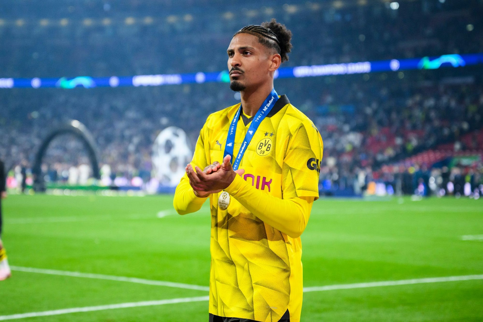 Sébastien Haller könnte sich bald vom BVB verabschieden.