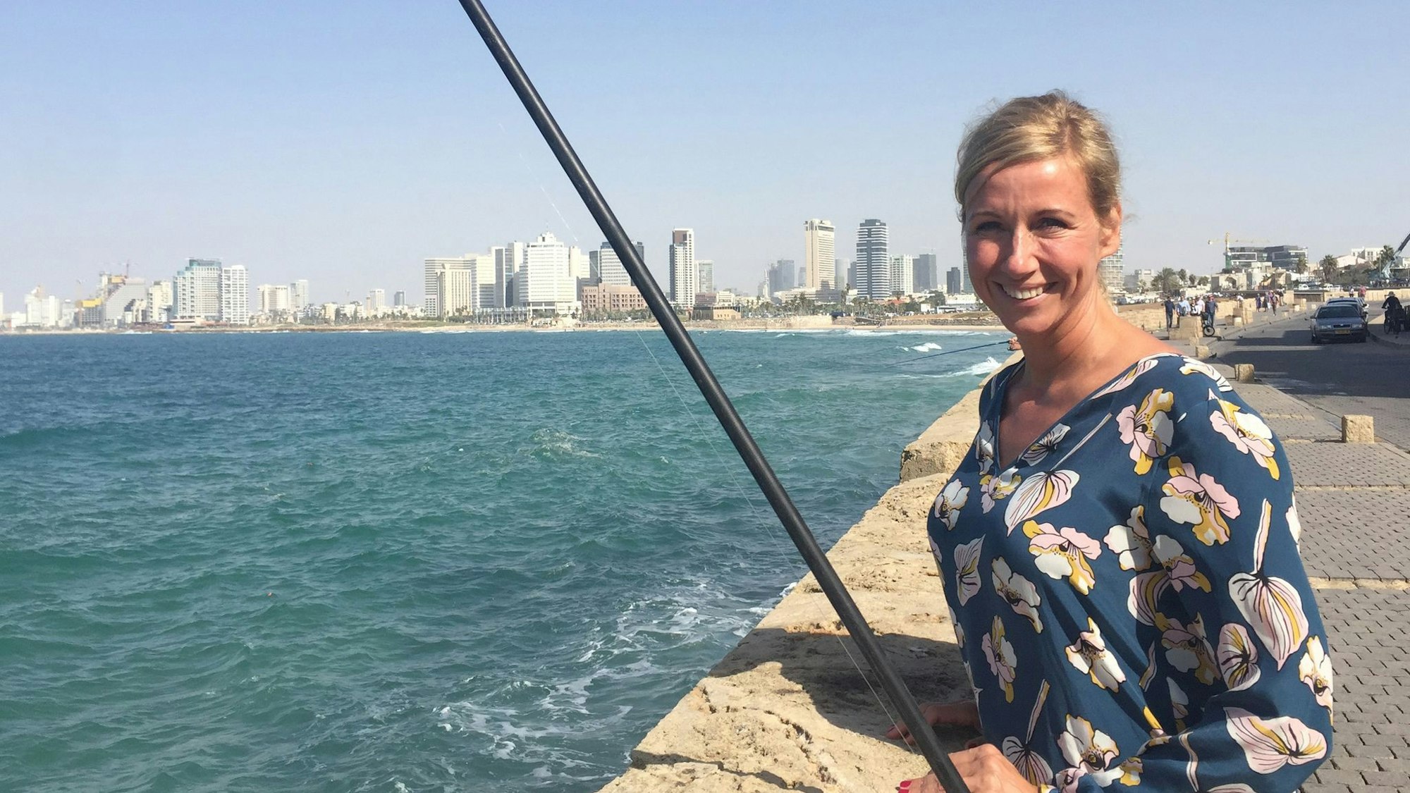 Andrea Kiewel in Tel Aviv - hier ein Foto aus dem Jahr 2016.