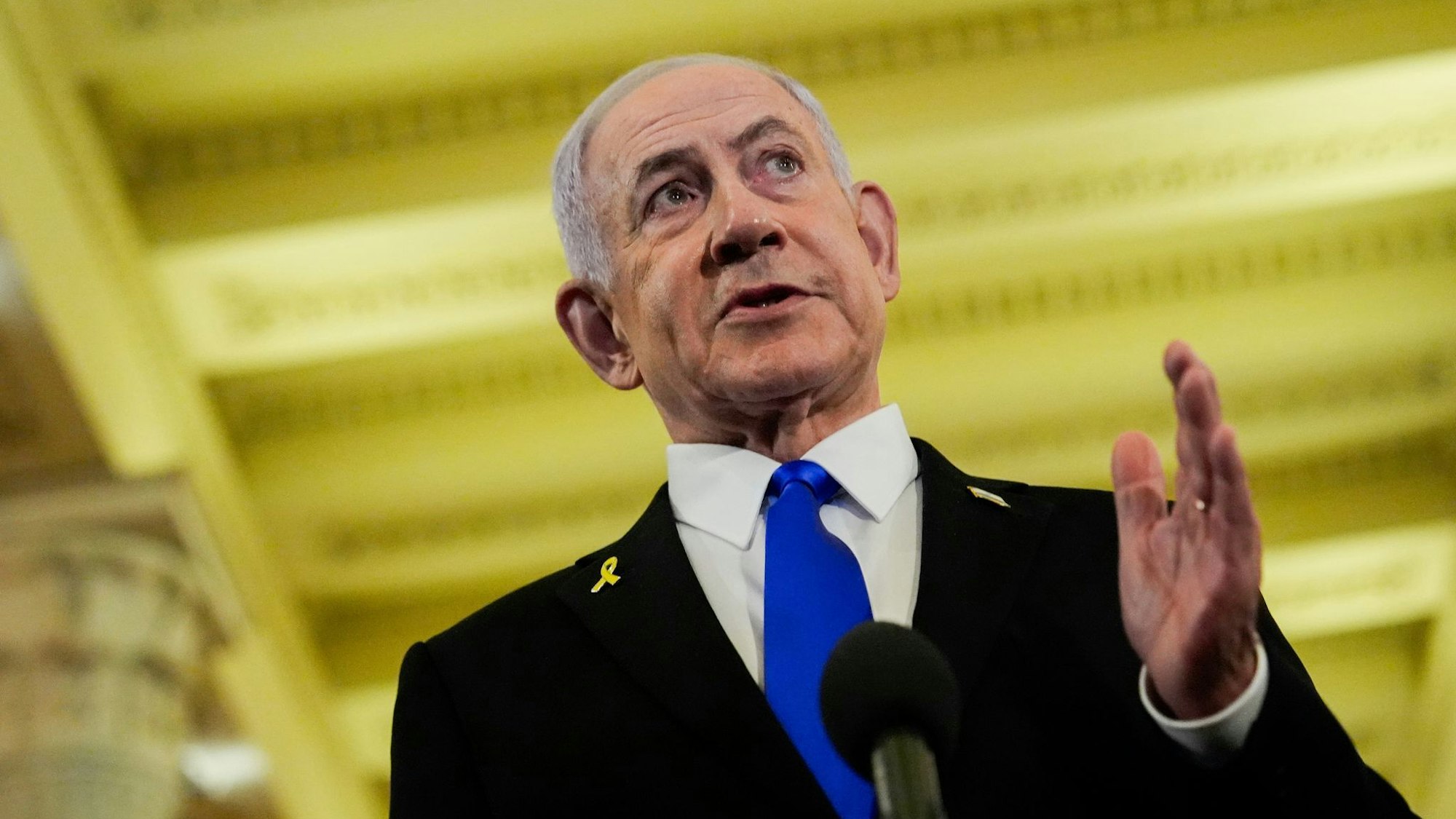 Israels Ministerpräsident Benjamin Netanjahu wirft Deutschland vor, die Terrorgruppe Hamas zu belohnen. (Foto Archiv)