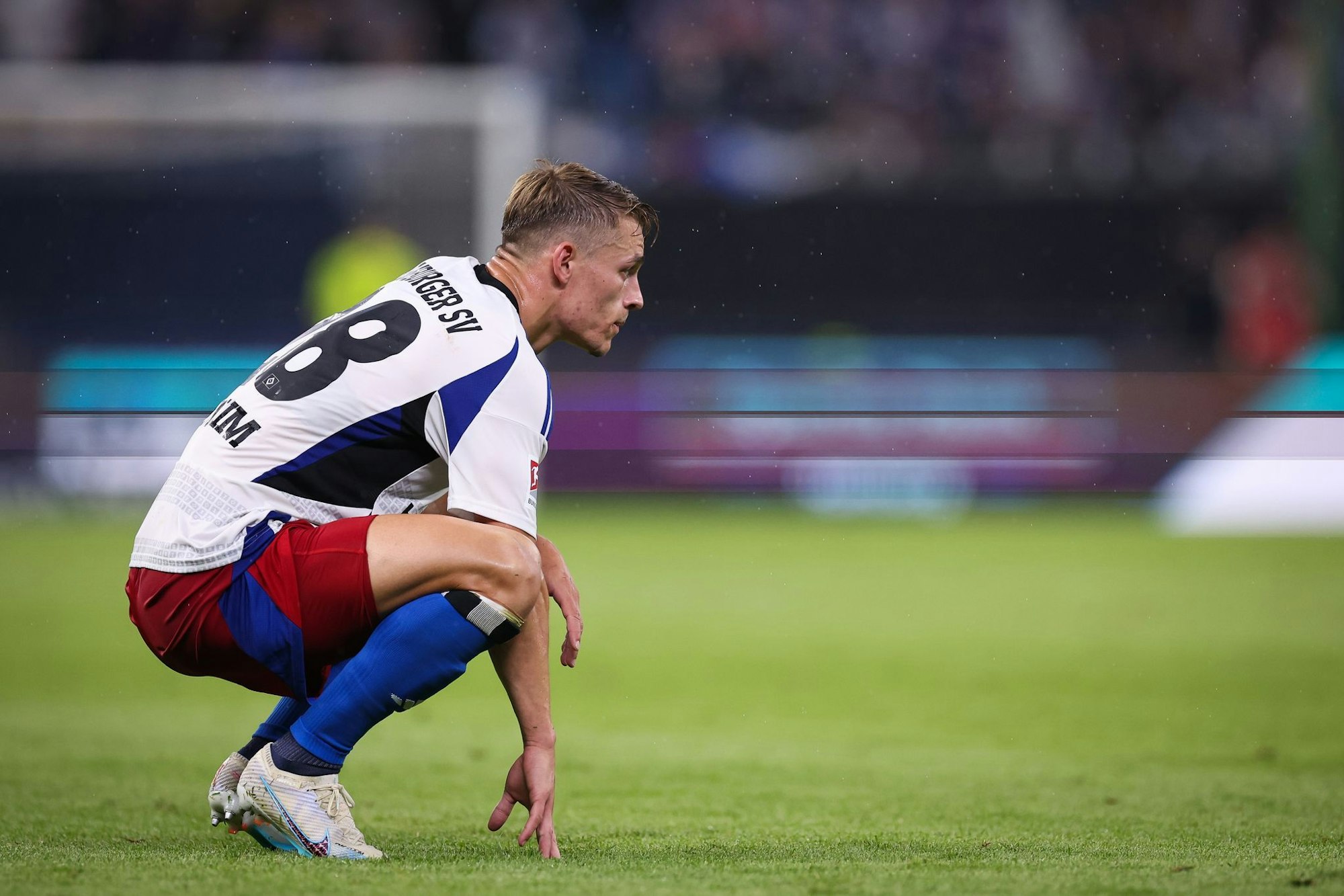 Ihm unterlief ein Eigentor gegen RCD Mallorca: HSV-Spieler Miro Muheim.