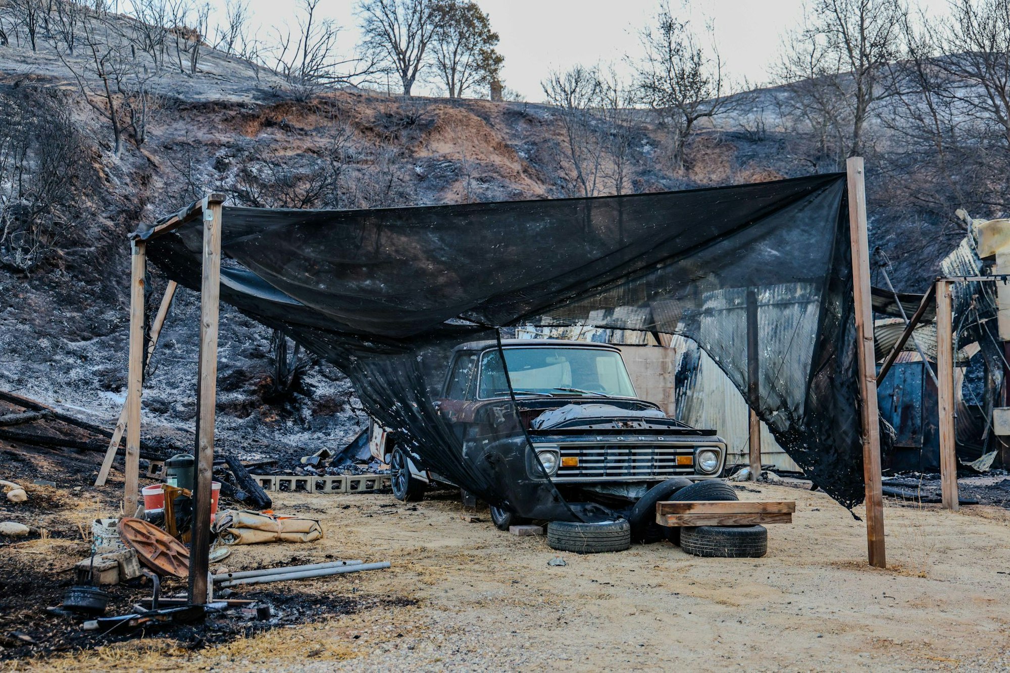 Das «Canyon Fire» zerstörte nach Angaben der Behörden mindestens sieben Gebäude.