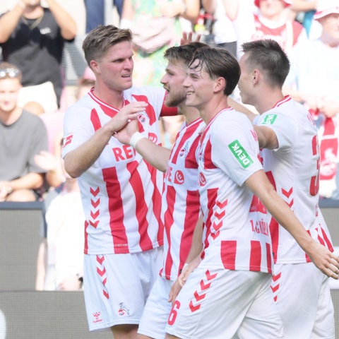 Allen Grund zum Jubeln hatten die Kölner Spieler im Match gegen Bergamo.
