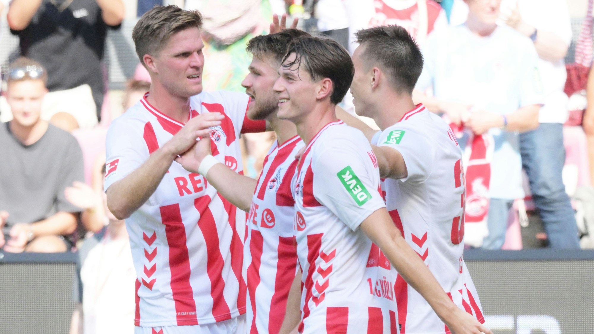 Allen Grund zum Jubeln hatten die Kölner Spieler im Match gegen Bergamo.