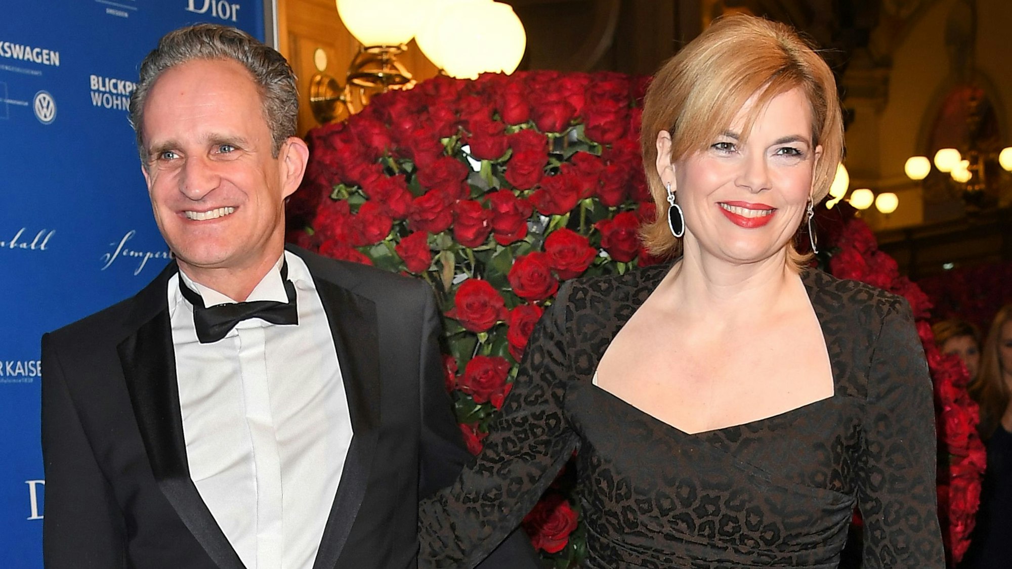 Julia Klöckner (CDU, r), damalige Bundesministerin für Ernährung, Landwirtschaft und Verbraucherschutz, und ihr damaliger Lebensgefährte Ralph Grieser. (Archivbild)