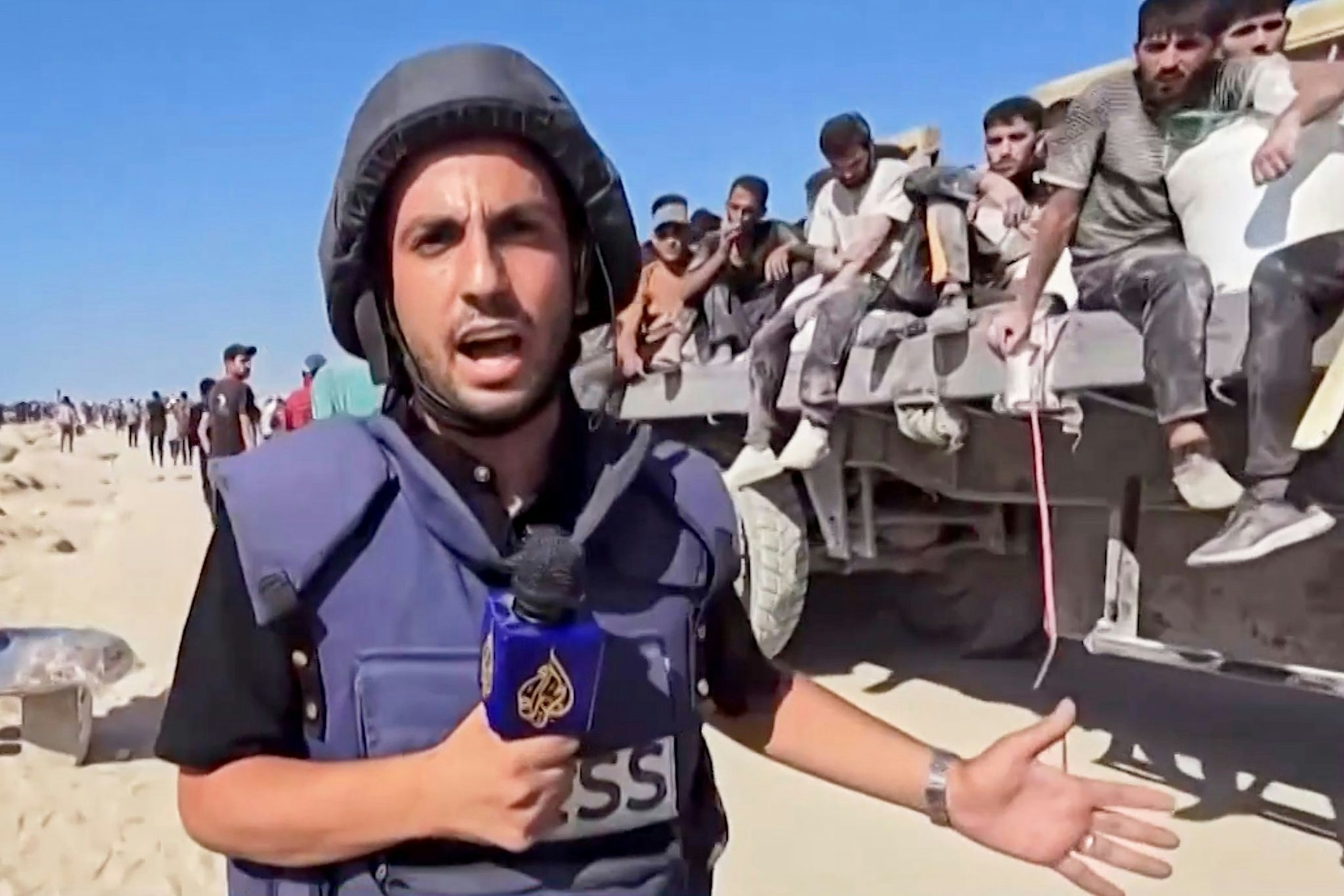 Anas al-Scharif, dem der israelische Angriff galt, war als Reporter vor der Kamera das Gesicht von Al-Dschasira im Gazastreifen. (Archivbild)