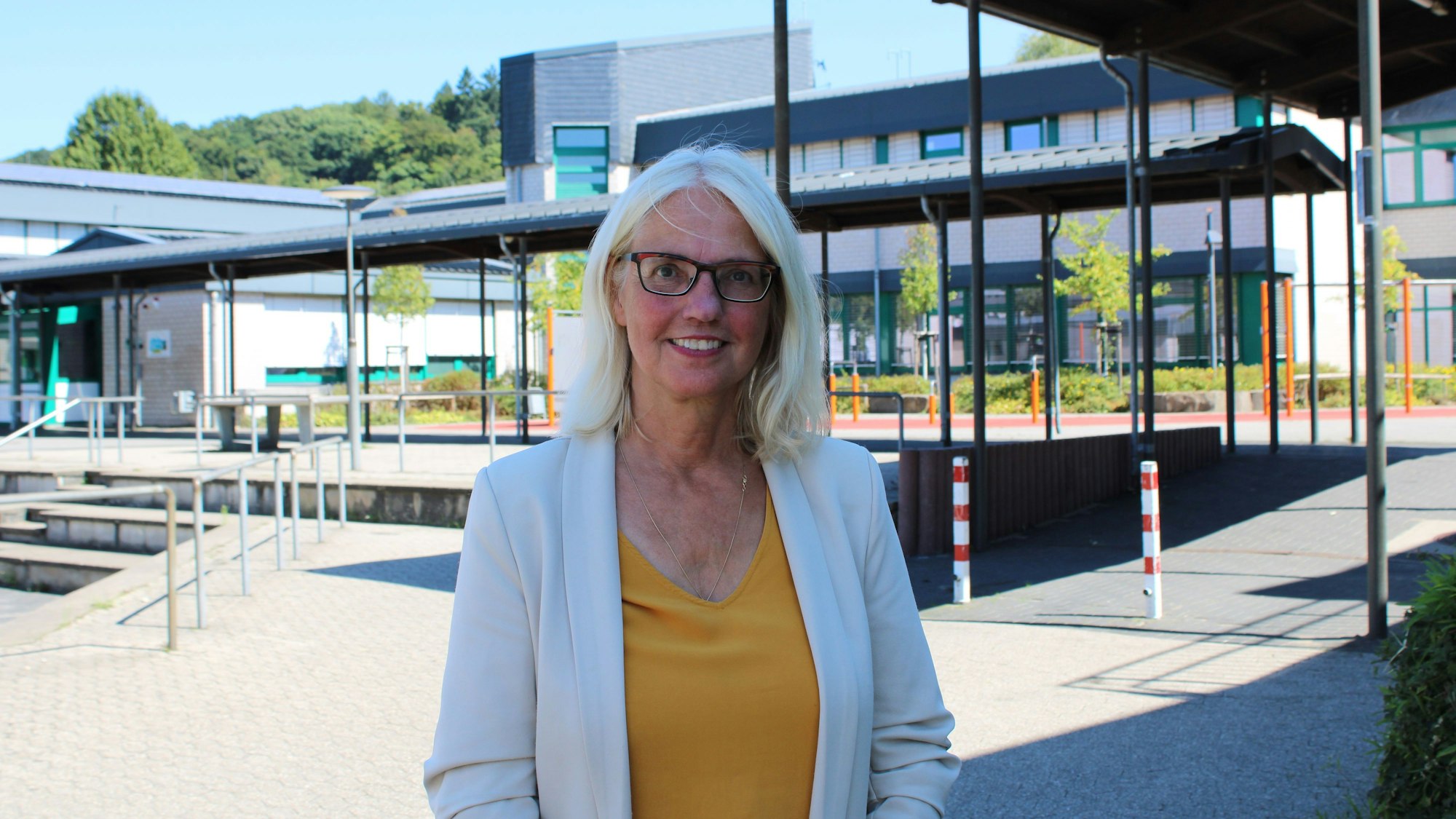 Die Lohmarer Bürgermeisterin Claudia Wieja (Grüne) kandidiert 2025 erneut.