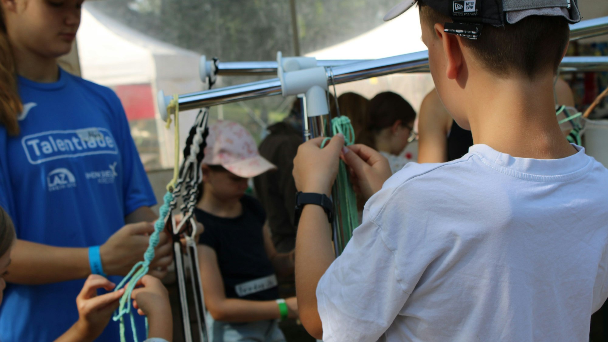 Auf die Idee zu einem Häkelworkshop kam Eva Fast durch Zufall.