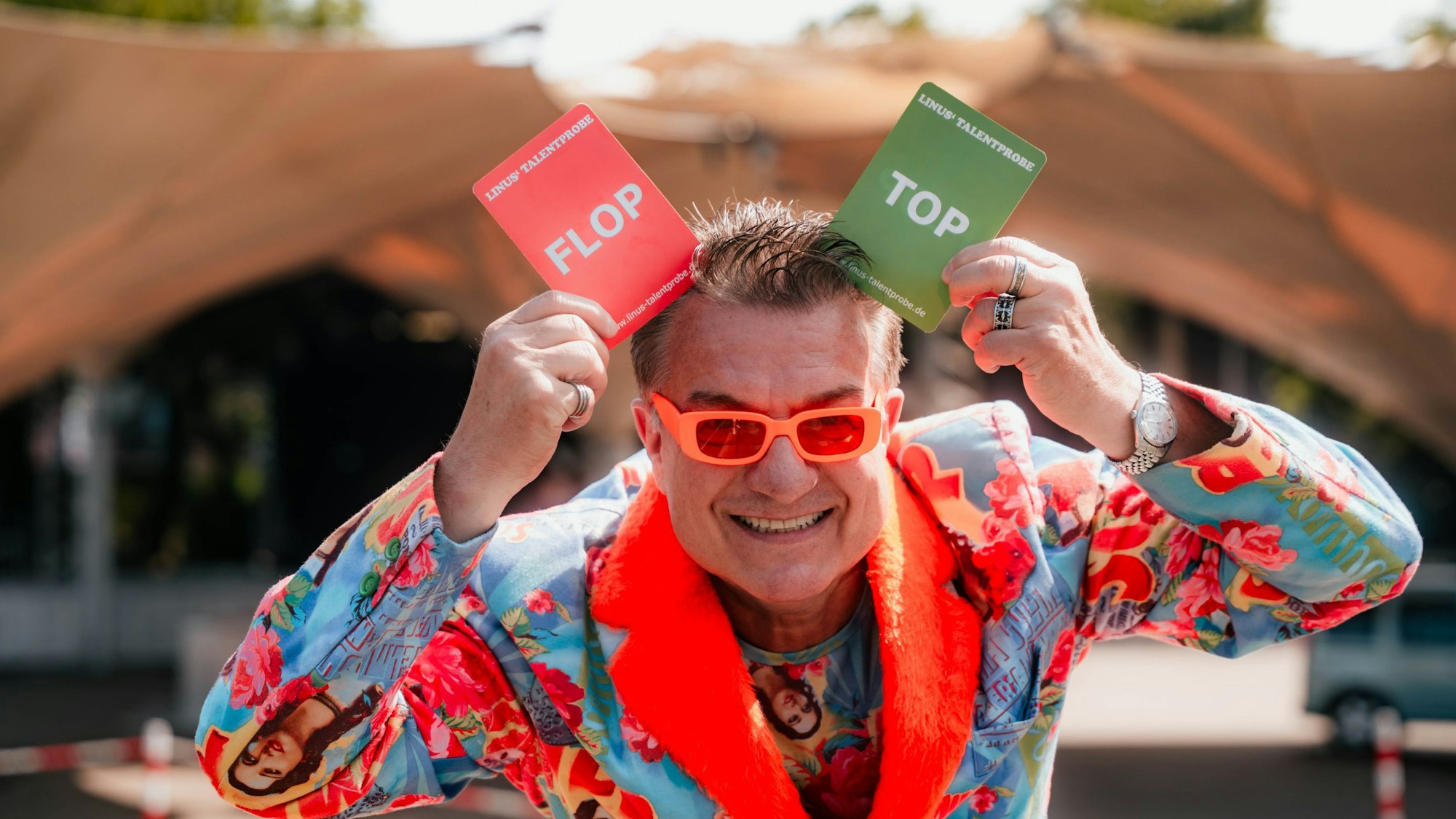 Flop oder top? Linus freut sich auf das Comeback der Talentprobe im Tanzbrunnen.