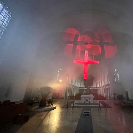 Klosterleuchten der Steyler Missionare am ersten Wochenende im September.