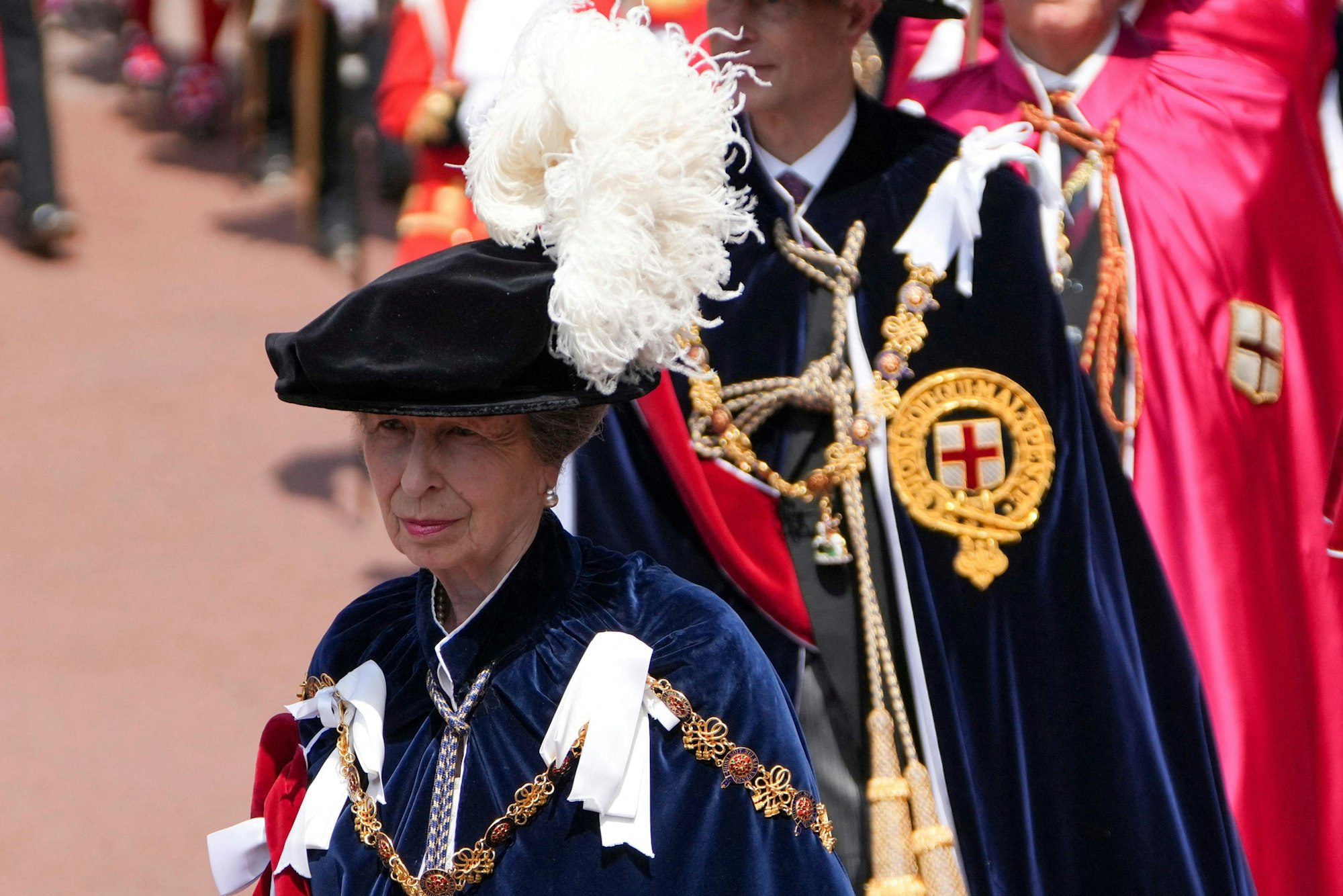 Windsor: Die britische Prinzessin Anne nimmt im Juni an der Zeremonie zur Verleihung des „Order of the Garter“ (Hosenbandorden) auf Schloss Windsor teil.