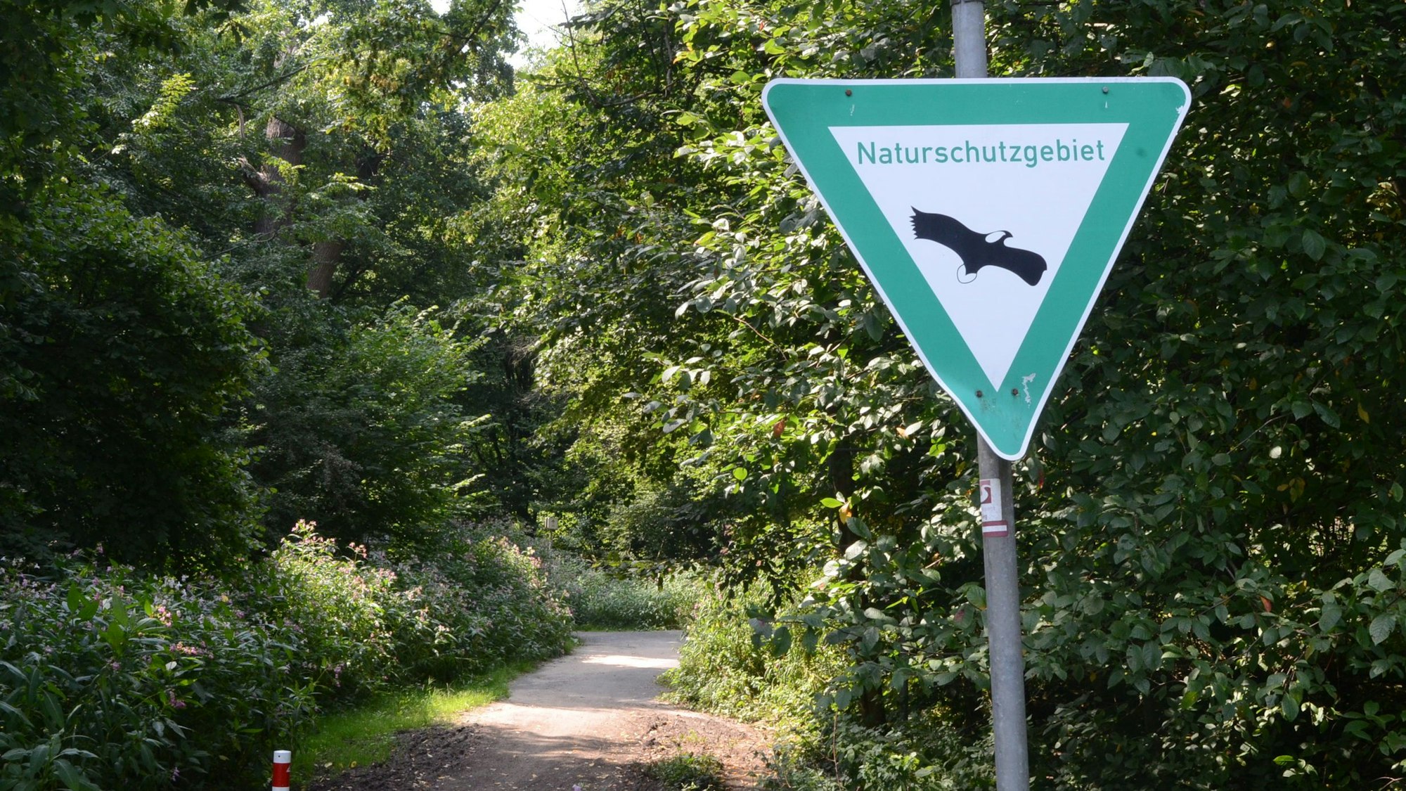 „Tropfad“, fast 52 Kilometer rund um die größte Stadt des Rhein-Sieg-Kreises;
teilweise auch durch Naturschutzgebiete.