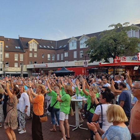Szene vom Livelingen-Konzert Mitte August 2025
