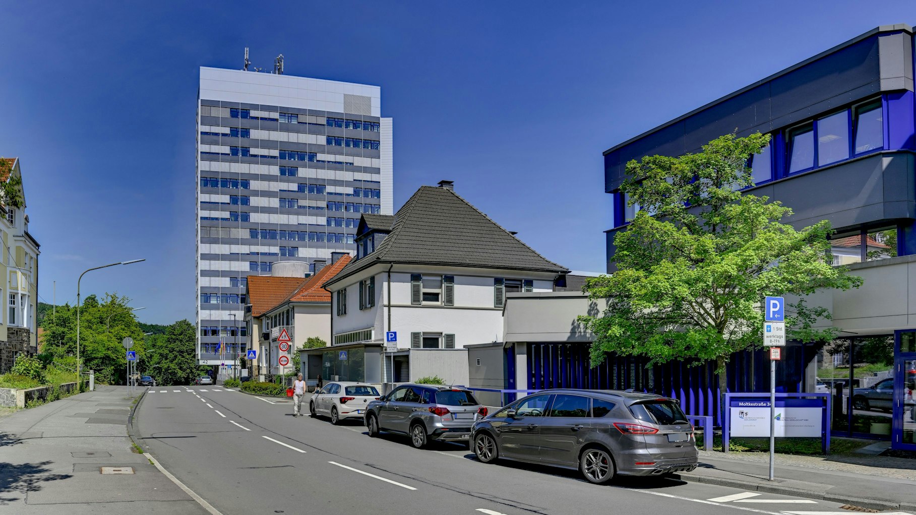 Das Kreishaus an der Moltkestraße in Gummersbach.