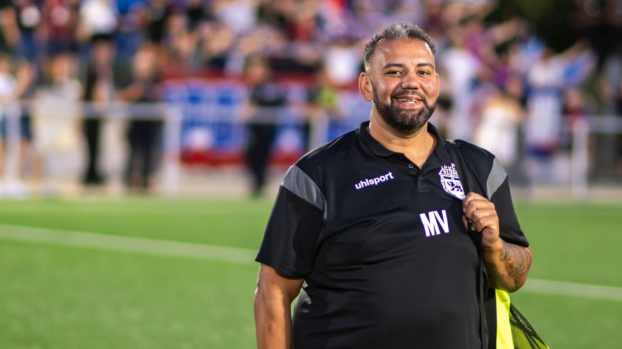 Das Bild zeigt Marcello Volk auf dem Spielfeld.