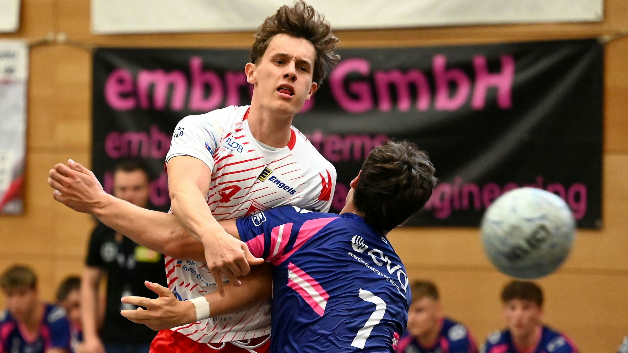 16.08.2025, DHB Pokal Handball-Longerich- Dormagen
Lennart Woermann (Longerich)
Foto: Uli Herhaus