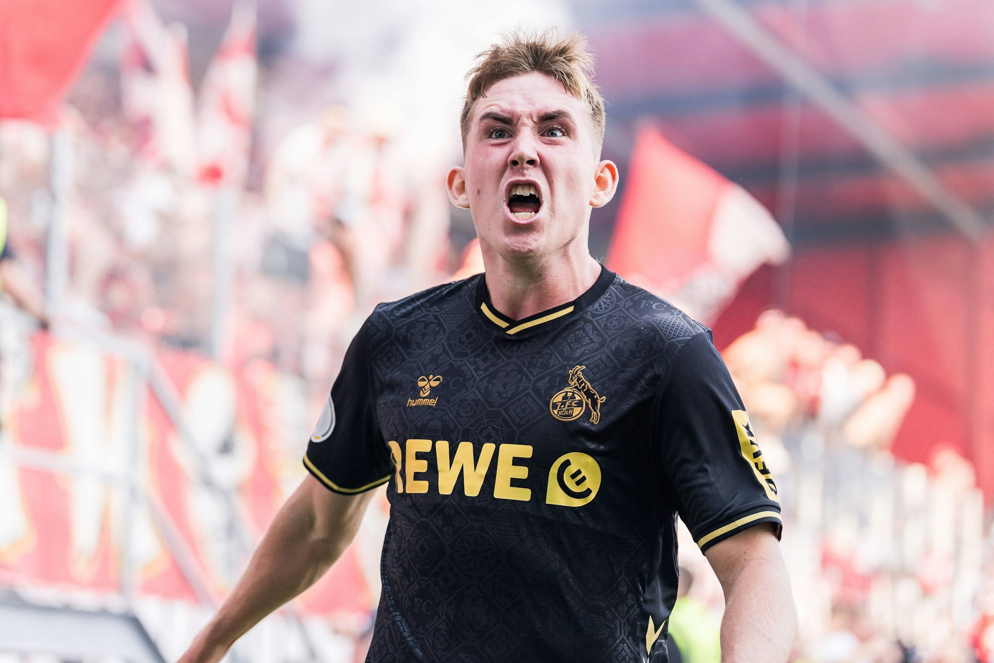Emotional: Isak Johannesson bejubelt einen 2:1-Siegtreffer.