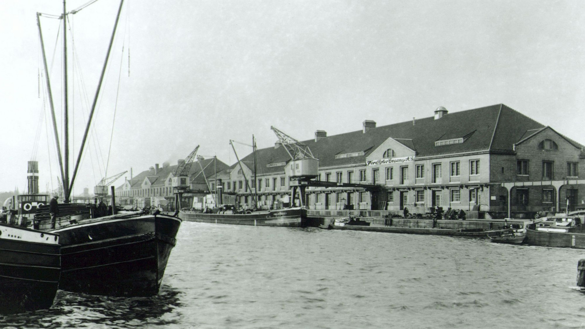Ab 1926 baute Ford im Berliner Westhafen Autos.