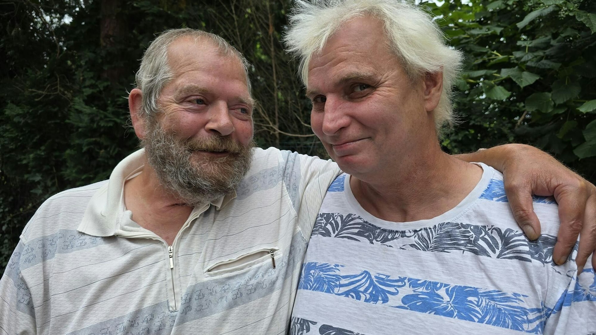 Sie übernehmen Verantwortung füreinander: Ernst (l.) und Heiko Huhle sind seit 2009 ein Paar, nun haben sie geheiratet.